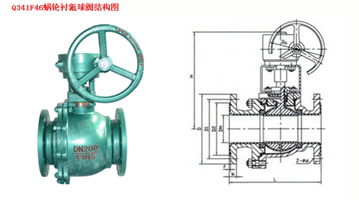 襯氟球閥圖片和結(jié)構(gòu)圖